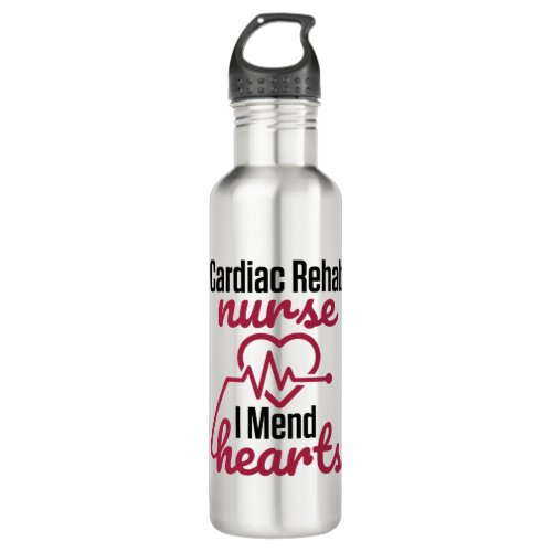 Cardiac Rehab Nurse Nursing I Mend Hearts Stainless Steel Water Bottle