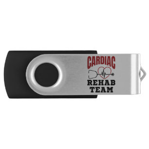 Cardiac Rehab Team Cardiologist Nurse Flash Drive