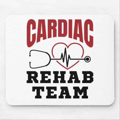 Cardiac Rehab Team Cardiologist Nurse Mouse Pad