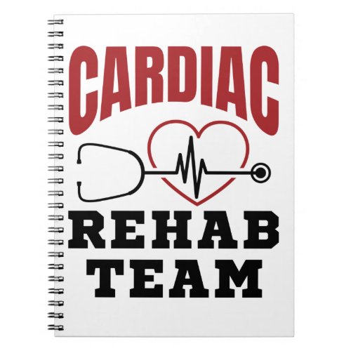 Cardiac Rehab Team Cardiologist Nurse Notebook