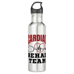 Cardiac Rehab Team Cardiologist Nurse Stainless Steel Water Bottle