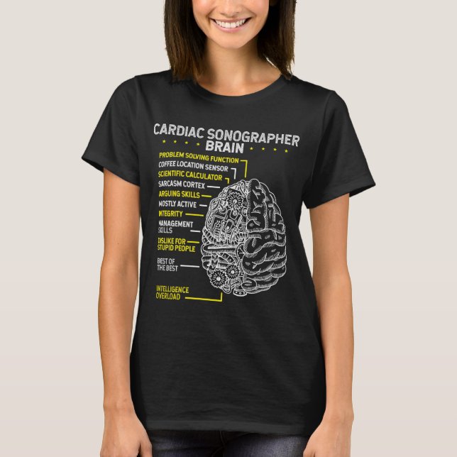 Cardiac Sonographer Cardiology Sonographer Ultra T-Shirt (Front)