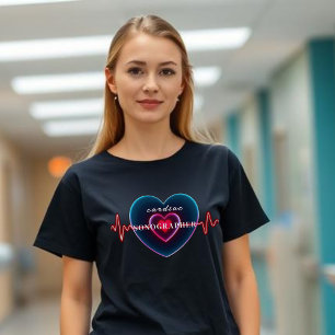 Cardiac Sonographer Echo Tech Heartbeat T-Shirt