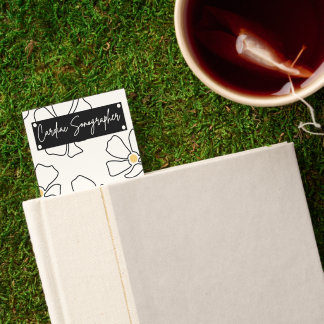Cardiac Sonographer Floral Bookmark