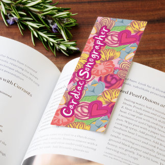 Cardiac Sonographer Graffiti Bookmark