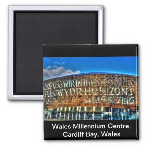 Cardiff Bay Wales Millennium Centre Britain Arts Magnet