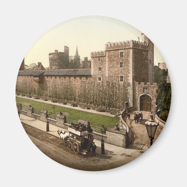 Cardiff Castle I, Cardiff, Wales Magnet (Front)