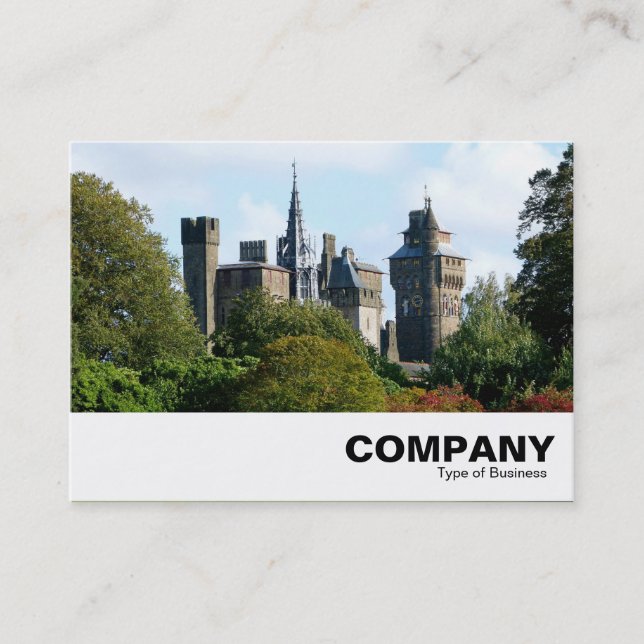 Cardiff Castle II Business Card (Front)