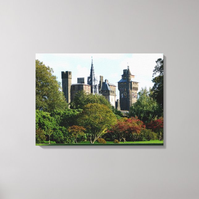 Cardiff Castle II Canvas Print (Front)