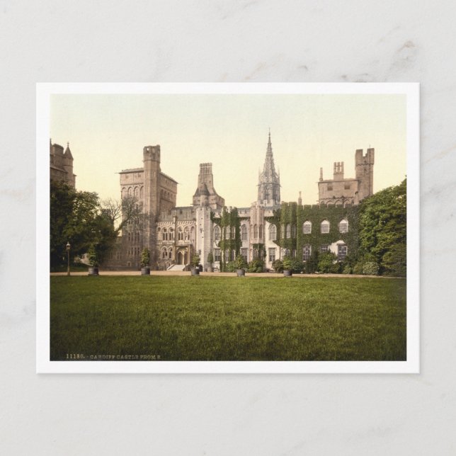Cardiff Castle II, Cardiff, Wales Postcard (Front)