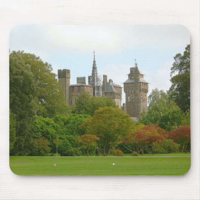Cardiff Castle Mouse Pad (Front)