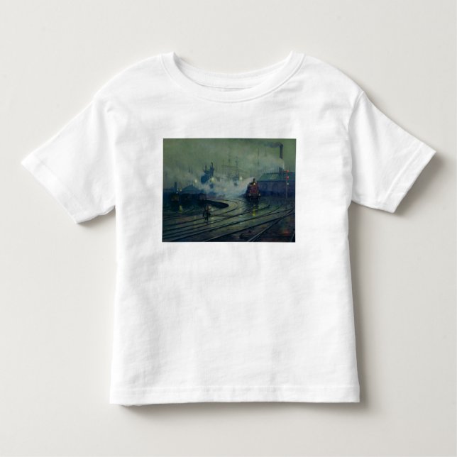 Cardiff Docks, 1896 Toddler T-shirt (Front)