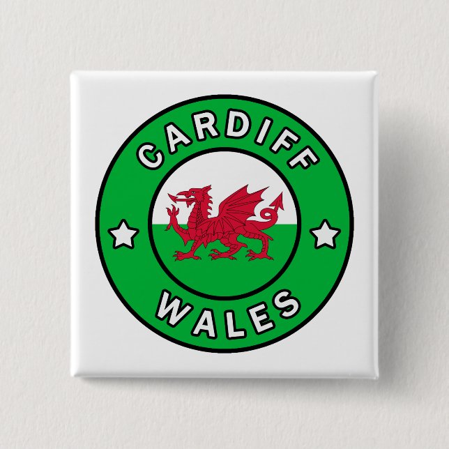 Cardiff Wales Button (Front)