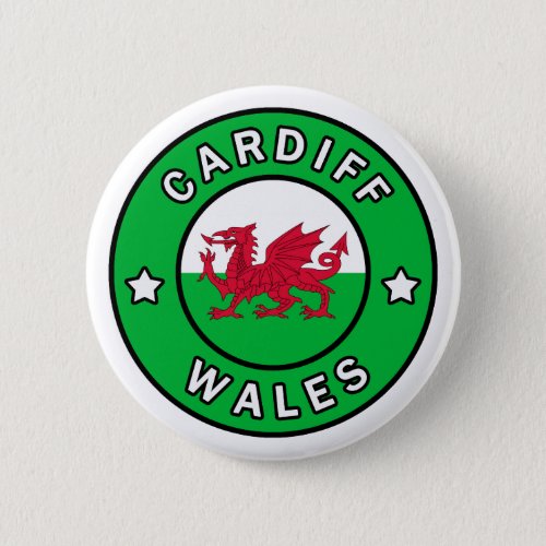 Cardiff Wales Button