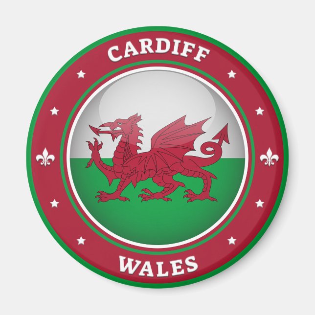Cardiff Wales Magnet (Front)