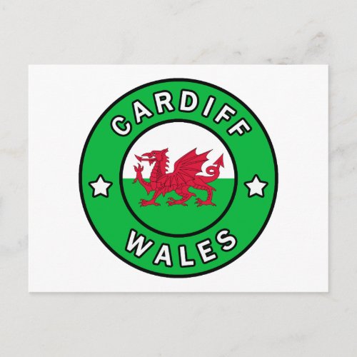 Cardiff Wales Postcard