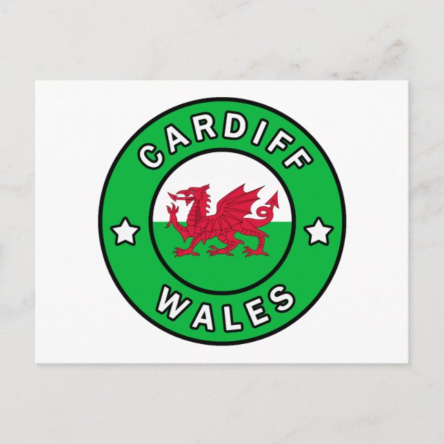 Cardiff Wales Postcard (Front)