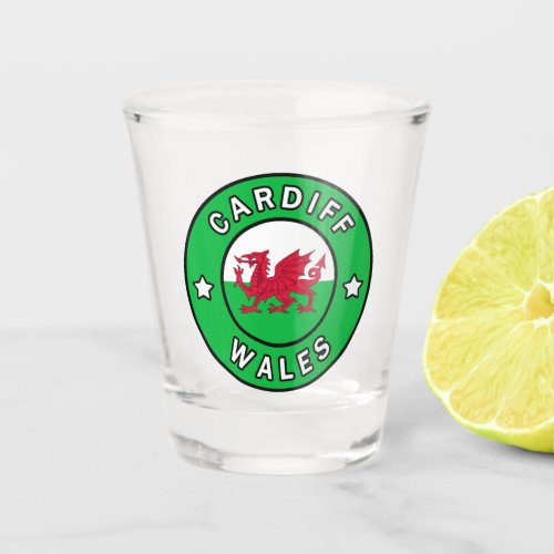 Cardiff Wales Shot Glass