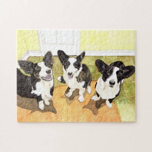 Cardigan Corgi Dogs Jigsaw Puzzle