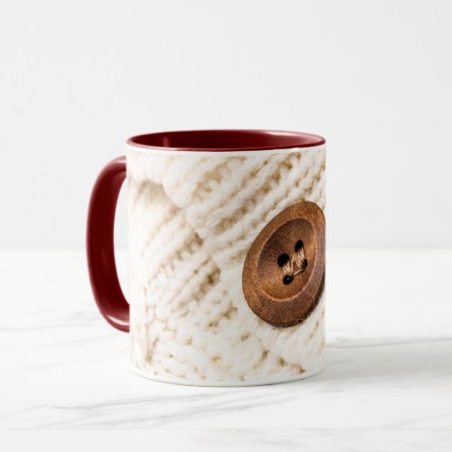 Cardigan sweater mug