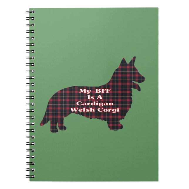 Cardigan Welsh CORGI BFF Notebook (Front)