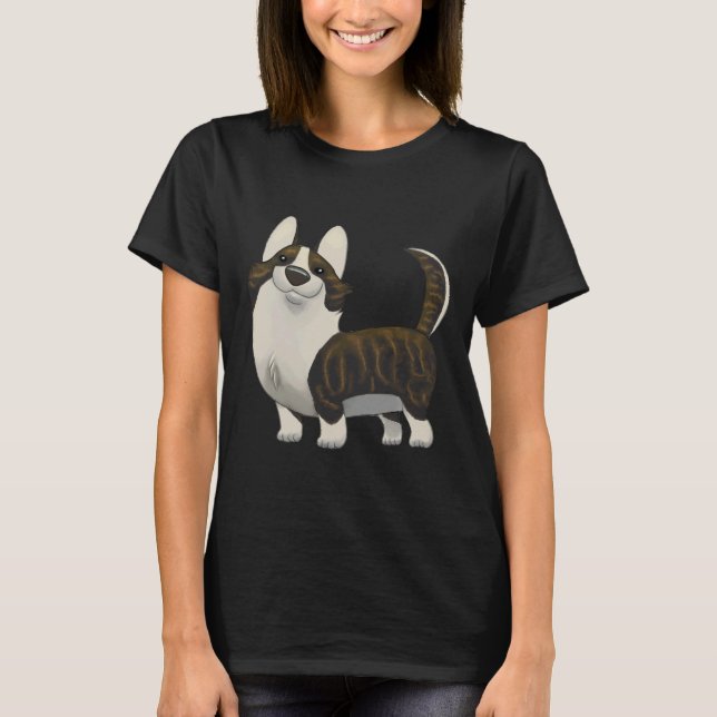Cardigan Welsh Corgi Brindle T-Shirt (Front)