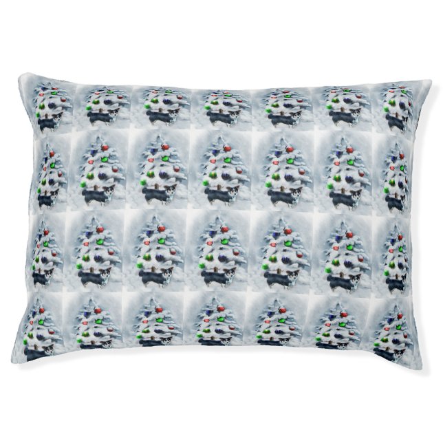 Cardigan Welsh Corgi Christmas  Pet Bed (Front)