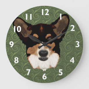 Cardigan Welsh Corgi Clock
