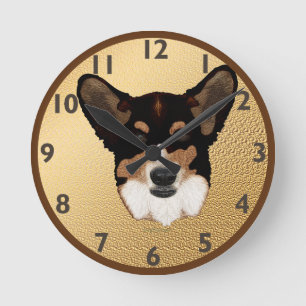 Cardigan Welsh Corgi Clock