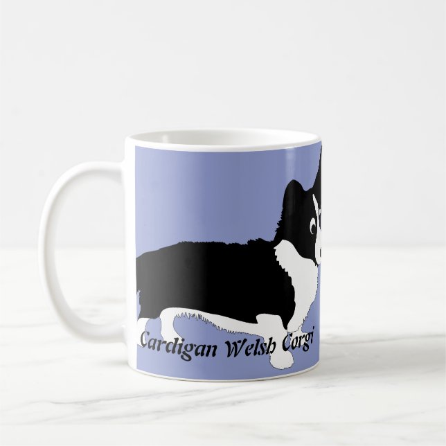 Cardigan Welsh Corgi Coffee Mug (Left)