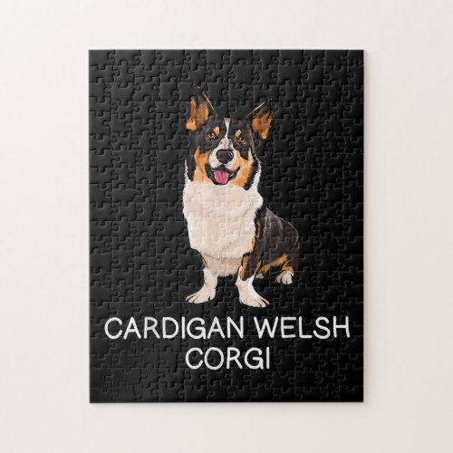 Cardigan Welsh Corgi Crazy Dog Lover Jigsaw Puzzle