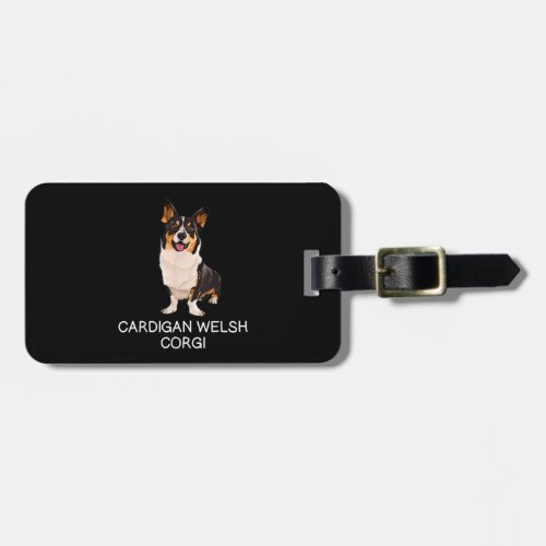 Cardigan Welsh Corgi Crazy Dog Lover Luggage Tag