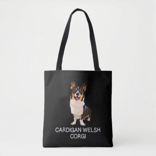 Cardigan Welsh Corgi Crazy Dog Lover Tote Bag