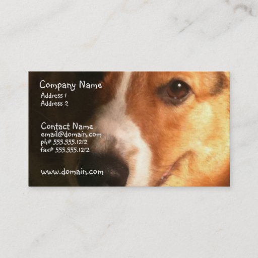 Customizable Cardigan Welsh Corgi Dog Business Card