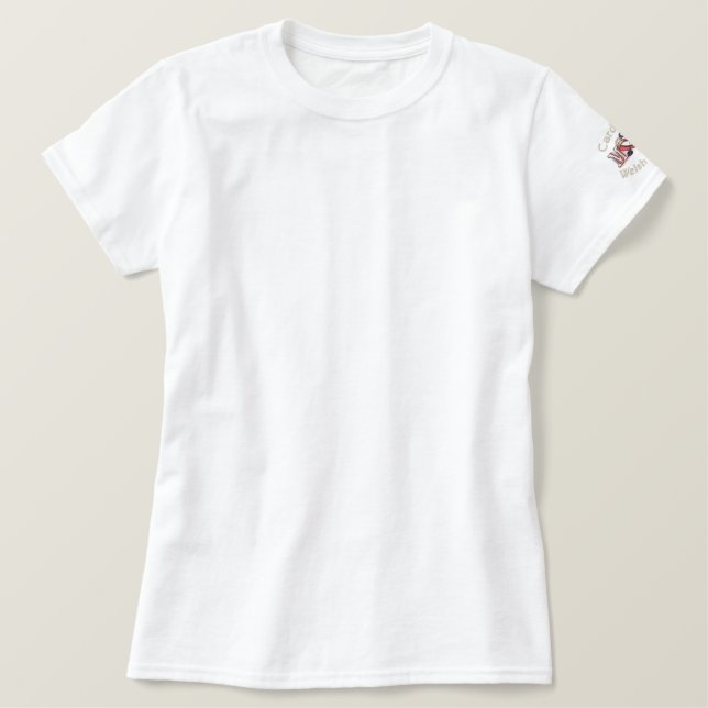 Cardigan Welsh Corgi Dog Mom Embroidered Shirt (Design Front)