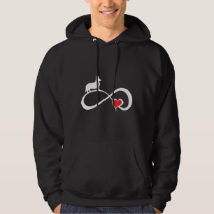 Cardigan Welsh Corgi Dog Mom Eternity Heart Valent Hoodie