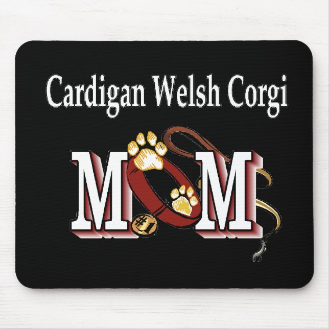 Cardigan Welsh Corgi Dog MOM Mouse Pad (Front)