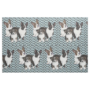 Cardigan Welsh Corgi fabric