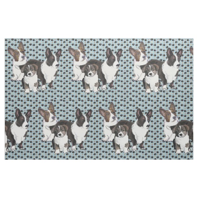 Cardigan Welsh Corgi fabric (Fat Quarter)