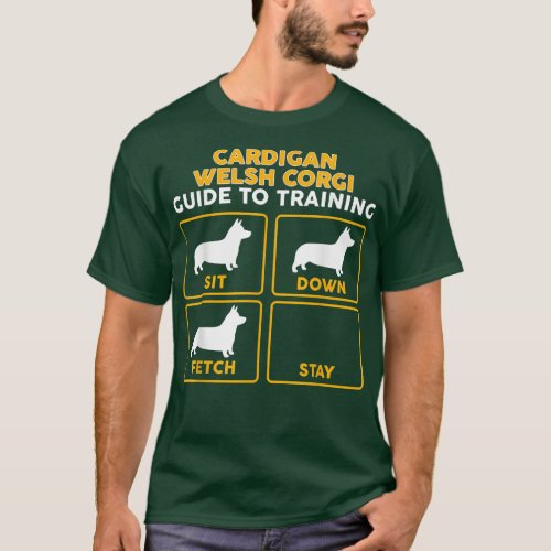 Cardigan Welsh Corgi   Funny Guide To Training  T_Shirt