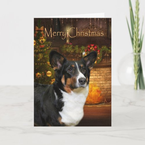 Cardigan Welsh Corgi Holiday Card