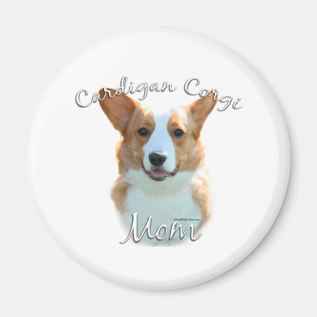 Cardigan Welsh Corgi  Mom 2 Magnet (Front)