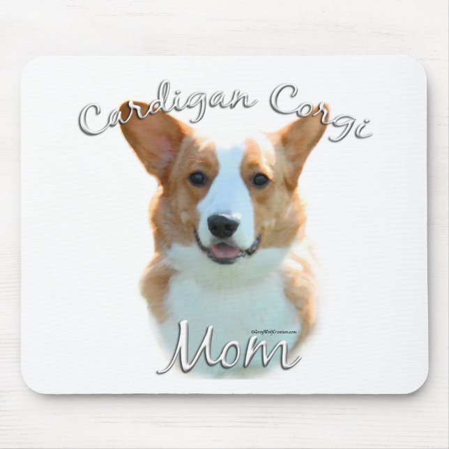Cardigan Welsh Corgi  Mom 2 Mouse Pad (Front)