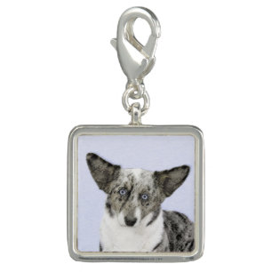 Cardigan Welsh Corgi Painting - Original Dog Art Charm