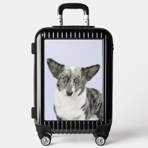 Cardigan Welsh Corgi Painting _ Original Dog Art Luggage