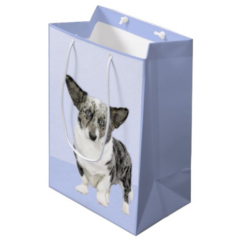 Cardigan Welsh Corgi Painting _ Original Dog Art Medium Gift Bag