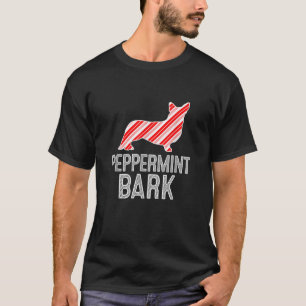 Cardigan Welsh Corgi Peppermint Bark Christmas Dog T-Shirt