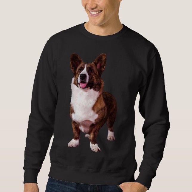 Cardigan Welsh Corgi Picture Sweatshirt (Front)