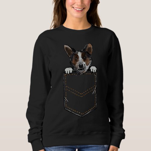 Cardigan Welsh Corgi Puppy For A Dog Owner Pet Poc Sweatshirt