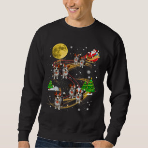 Cardigan Welsh Corgi Reindeer Christmas Dog Santa Sweatshirt